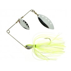 RTB Dual Blade Spinnerbait 16g Chartreuse Silver Glitter